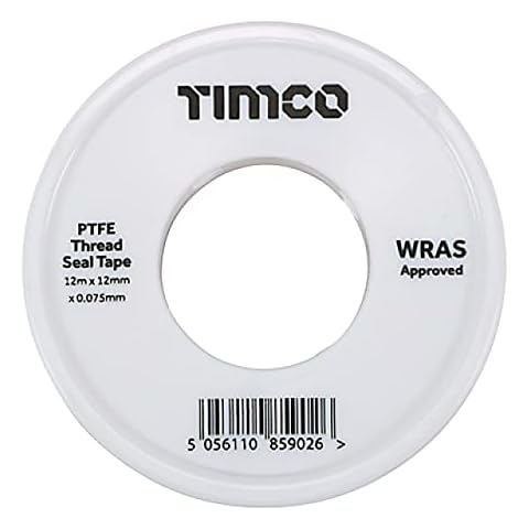 TIMCO PTFE Thread Seal Tape - 12m x 12mm Cover