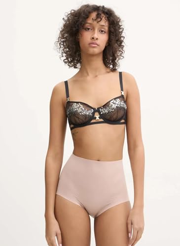 Calvin Klein Culotte Gainante Femme Brief Très Sculptante, Beige (Cedar), L