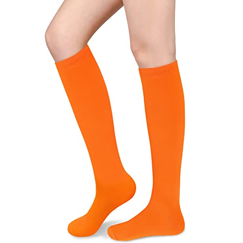 Orange Knee High Socks for Women Velma Socks Knee High Oranges Sock Oranges Knee Sock for Women Velma Costumes Woman