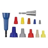 Honseadek Professionelles Drahtdrehwerkzeug-Set: Schnellverbinder mit 10 Drähten für Bohrer, ermöglicht mehrere Drahtverbindungen und verbesserte Drehmomenteffizienz
