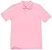 Classroom Little Boys' Toddler Short Sleeve Pique Polo, Pink, 3T
