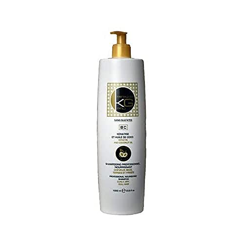 KERAGOLD PRO Shampoing pour Cheveux Secs Ternes/Frisés sans Sulfates. 1000 ml Cover