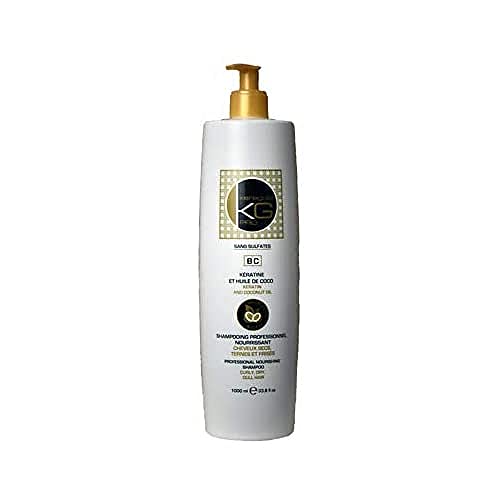 KERAGOLD PRO Shampoing pour Cheveux Secs Ternes Frisés sans Sulfates. 1000 ml