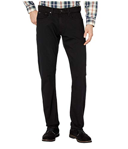 POLO RALPH LAUREN Hampton Relaxed Straight Fit Jeans Hudson Black 36 32