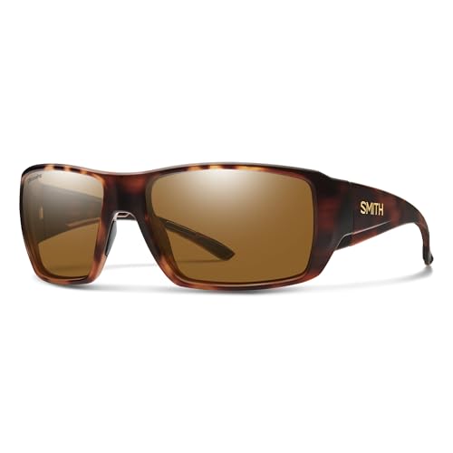 Image of SMITH Guide's Choice Fishing Sunglasses with ChromaPop Polarized Lenses & Large Frame - Performance Eyewear for Water Sports
