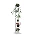 Produktbild BWHTY Rack 6-Tier-Eisen-Blumen-Standplatz/Blumen-Racks fuuml,r Wohnzimmer-Balkon und Innen/im Freien Metallregal-stehender Bonsais-Ausstellungsstand-Blumen-Topf-Eckregal - Wei&szlig, (Farbe : A)