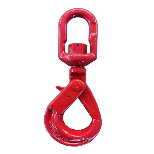 Crochet autobloquant pivotant pour chantiers forestiers et remorquage lourd 9,5 mm 8,2 T