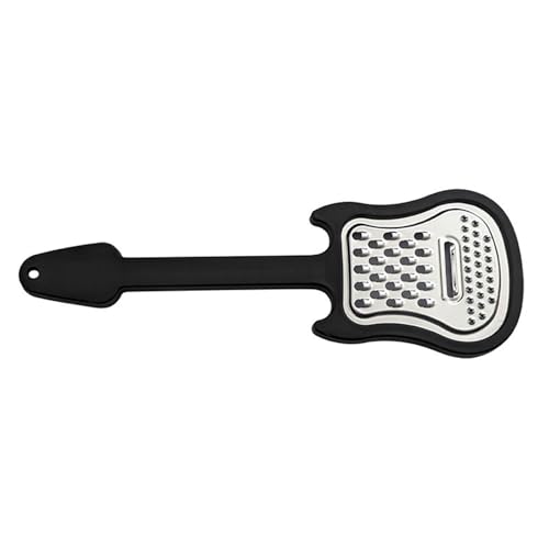 WEISUYUUS Sturdy Stainless Steel Cheese Grater Guitar Designs Handheld Food Shredders with Comfortable Grip for Kitchen Use