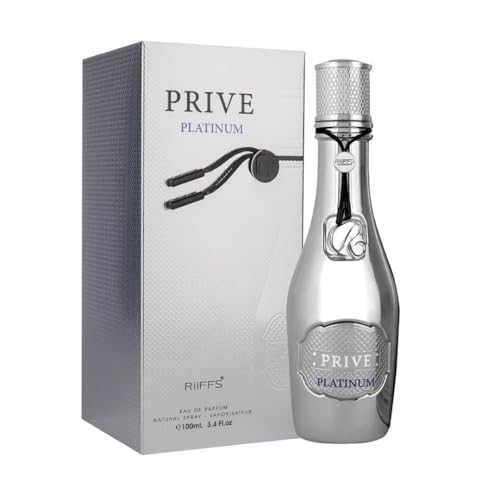 Image of RiiFFS Prive Platinum Perfume For Men & Women | Long-Lasting Eau De Parfum | Luxurious Unisex Fragrance, 100ml