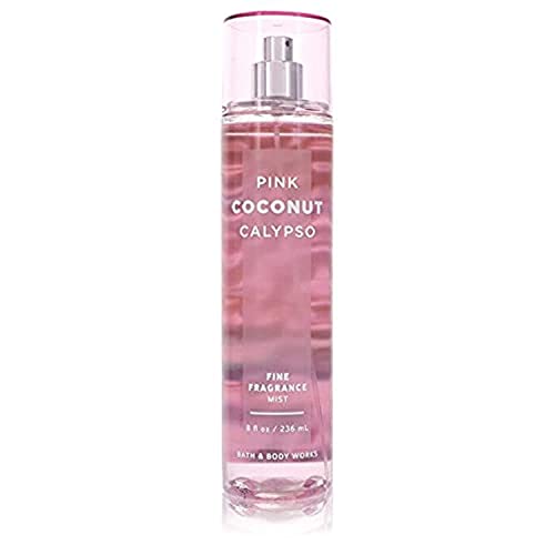 Bath and Body Works PINK COCONUT CALYPSO Fine Fragrance Mist 8 Fluid Ounce (2018 Edition)