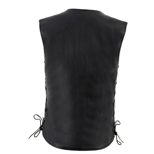 Image of Milwaukee Leather Women's Premium Classic Leather Motorcycle Rider Vest w /Adjustable Side Laces