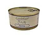 Lunderland Hering 5 x 300g Dosen (insg. 1,5kg), 100% Hering Filet mit Haut, Hundefutter Nassfutter