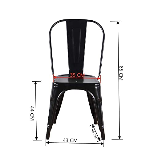 La Mejor Selección de Sillas Tolix - los más vendidos. 15 Sillas Tolix marca HOMEASY (3)