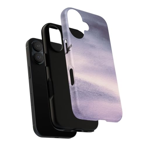 Coque rigide mate iPhone 16 oiseau violet finition premium et design épuré - 3