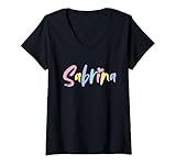 Photo Gallery donna personalized name sabrina i love sabrina heart maglietta con collo a v Photo Gallery donna personalized name sabrina i love sabrina heart maglietta con collo a v