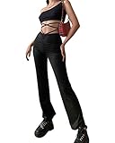 Match: Diese Streetwear für y2k-Hosen kann leicht mit verkürzten Oberteilen, T-Shirts, Tanktops, Pullover, Mänteln, Jacken, Hoodies oder Sweatshirts kombiniert werden, um einen stilvollen Look zu erzielen