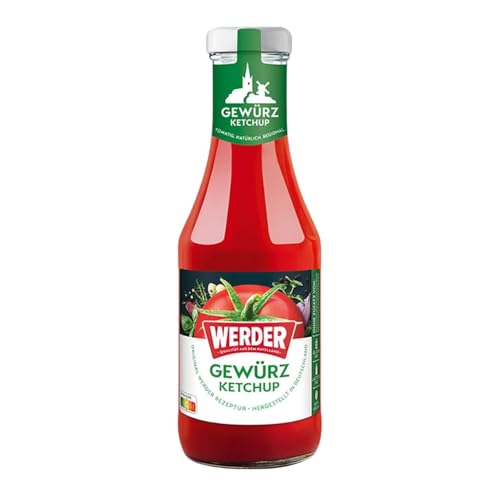 6x Werder Gewürz Ketchup 450 ml (2,7 l)