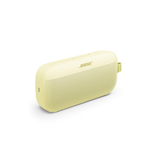 Image of Bose SoundLink Flex Bluetooth Speaker (2nd Gen) - Portable Outdoor Speaker with Hi-Fi Audio, Waterproof and Dustproof, USB-C, Up to 12 Hours Battery Life, Citrus Yellow - Limited Edition Color