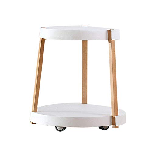 YueQiSong Solid Wood Side Table Nordic Corner Can be Moved with Round YueQiSong Solid Wood Side Table Nordic Corner Can be Moved with Round
