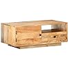 Coffee tablebedside tableguest room tea tablerectangle wood tablesnack tableperfect for your officeliving roomor bed roomrestaurants 354x197x138 solid mango wood  urban country home decor