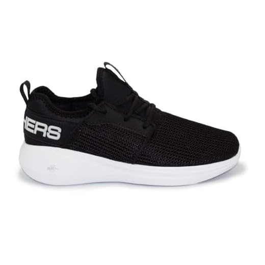 SKECHERS GO RUN FAST - VALOR, Preto / Branco, 34