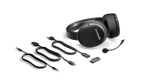 Image of SteelSeries Arctis 1 Wireless Gaming Headset - USB-C - Detachable Clearcast Microphone - for PC, PS4, Nintendo Switch and Lite, Android - Black