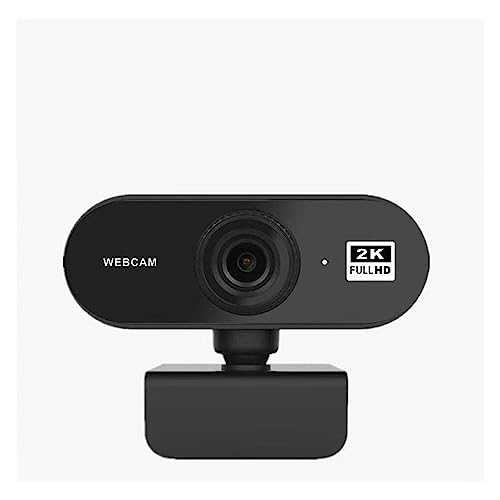 Webcam 2K Full HD avec microphone et autofocus USB pour PC et ordinateur portable