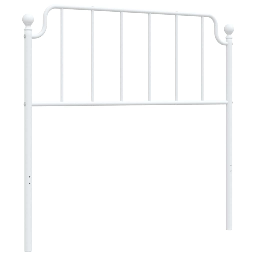 SYDE Cabecero De Metal Blanco 100 cm para Cama