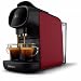 Philips l'Or Barista Sublime Kaffeemaschine für Kapseln, Sunset Rubis, doppelte Kapselerkennung, 1 oder 2 Tassen, verstellbare Abtropfschale, LM9012/50