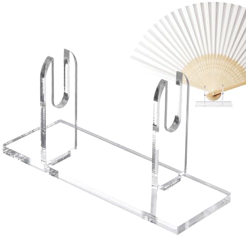Tuxuseo Support Pour Éventails Pliants - Présentoir À Éventails Japonais En Acrylique - Range-Accessoires Pour Outils Rafraîchissants Divers Et...