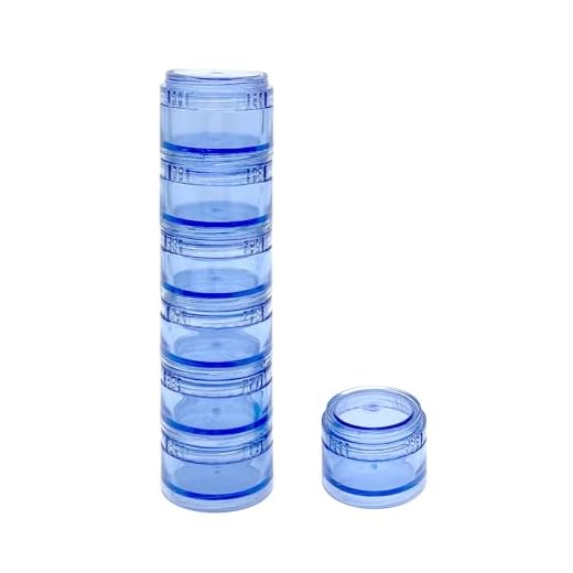 HaiSea Weekly Travel Pill Planner-Monthly Pill Organizer, Daily Month Pill Box-Separate AM/PM Compartments Colors Vary (Blue)