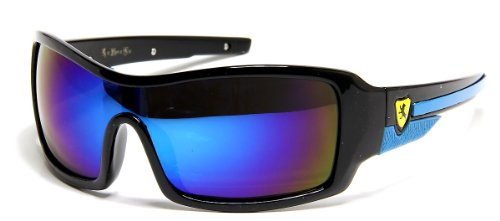 Khan Driving Skiing Biking Sunglasses- Pick Your Color (Blue)
