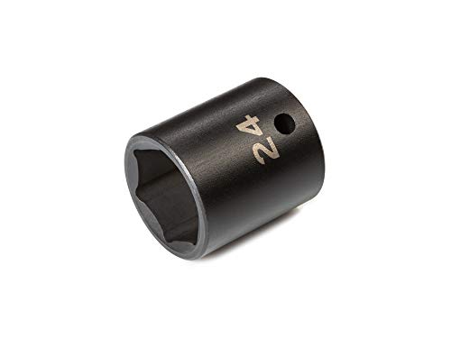 Image of TEKTON 1 /2 Inch Drive x 24 mm Shallow 6-Point Impact Socket | SID22124