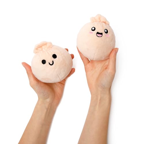 Emotional Support Dumplings by Relatable, Cuddly Stuffed Animals and Toys, Squishy Toys and Plushies, Great Gift Ideas for Loved Ones of All Ages, Includes 5 Plushies with Carrying Basket - Image 2