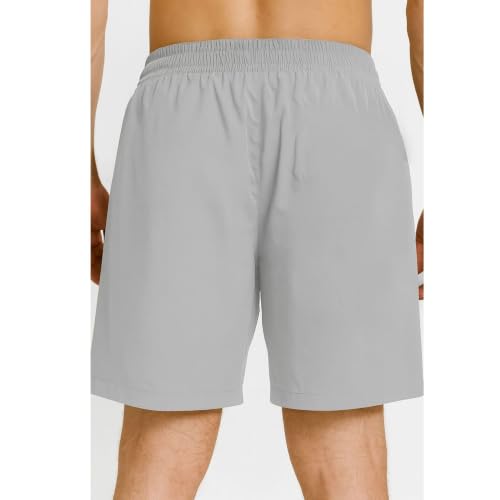 Image of A.A Fashion Zone Men's Casual Elastic Waist Drawstring Shorts with Side Pockets | Comfortable Summer Sports Lounge Gym Beach Shorts | 2 Pack Combo