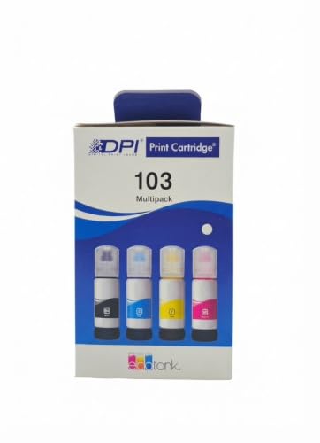 Toner, Dpi Epson T103 Kartuş 4'lü Set Muadil Mürekkep Takım (Cmyk) 70 ml T103