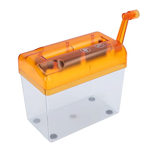 Scrivania Micro Cross-Cut Hand Shredder Per Uso Domestico Può Triturare Schede Scatola di polvere Cross-Cut Trituratore Manuale Portatile Compatto Per