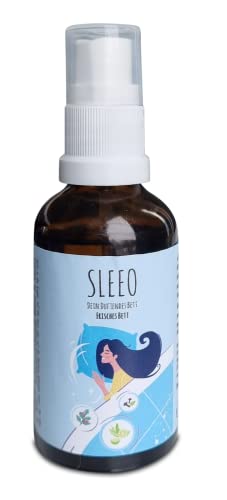 Nachtwaechter - Spray de almohada SLEEO 50ml "cama fresca" | para tu rutina de sueño personal | spray de almohada para relajarse, 100% natural | spray para almohada para conciliar el sueño Cover