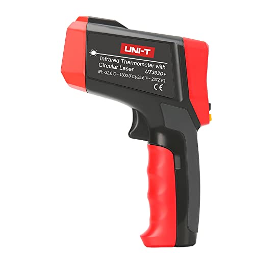 UNI-T UT303D+ Infrarot-Thermometer, 30:1 Verhältnis mit Dual-Laser, -32 °C - 1300 °C / -25,6 ° F - 2372 ° F