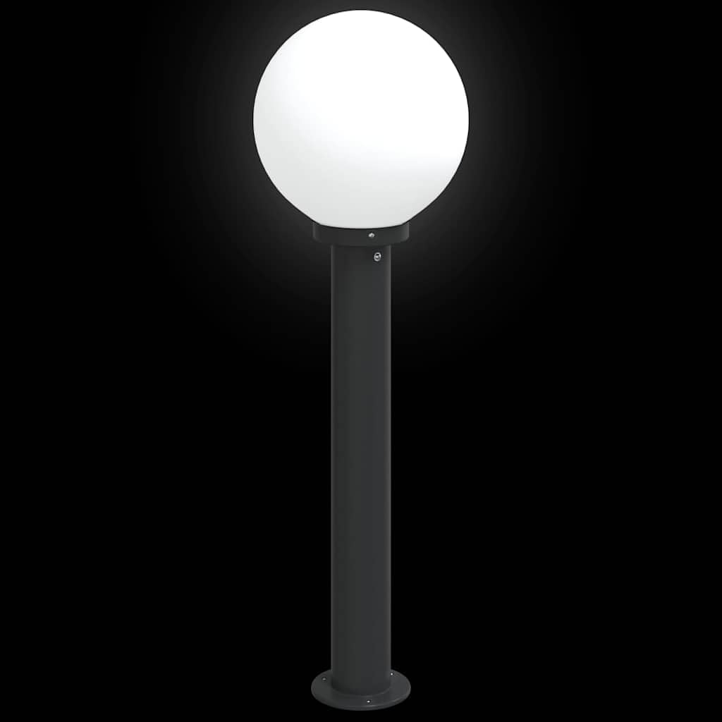 Wegeleuchte, für den Außenbereich, 80 cm, Schwarz, Edelstahl, IP44, mit