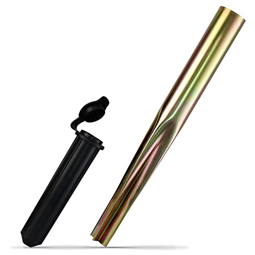 Besto Washing Line Spike, Rotary Washing Line Base, Ground Spike for Rotary Washing Line Heavy Duty Garden Stakes Galvanised Metal Stake with Plastic Adapter Fits Pole 32mm & 40mm