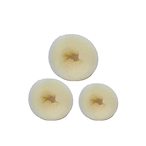 3 Pièces Donut Chignon Styling Outilllage Chignon Maker (1 Grand, 1 moyenne, 1 petit) pour les femmes Cover
