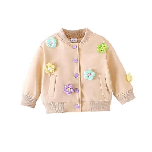 Baby Girl Cotton Cardigan Toddler Cute 𝐅loral Embroidered Button Down Sweater Fall Winter Jacket2