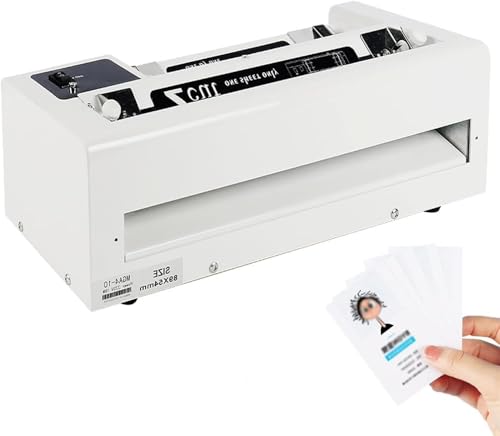 Image of Automatic Binding Machine Electric Business Card Cutter Adjustable Margin Name Slitter for Studios Office for 90 * 54mm
