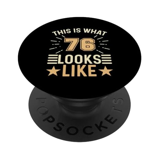 Esto es lo que parece 76 - 76 años divertido cumpleaños 76 PopSockets PopGrip Intercambiable
