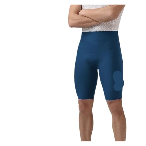 Shorts bicicleta pantalones ciclismo para hombre azul XL miniatura 1