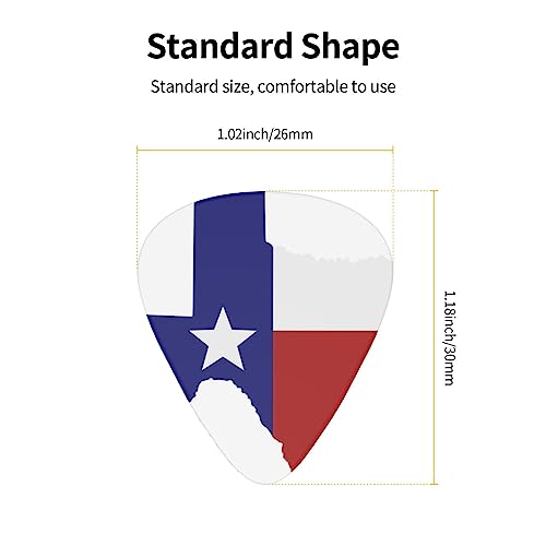 Lot de 12 médiators tendance et durables avec drapeau du Texas dans une boîte pour ukulélé guitare électrique basse - Les Beatles, Paul McCartney, John Lennon, RIngo Starr, George Harrison Lot de 12 médiators tendance et durables avec drapeau du Texas dans une boîte pour ukulélé guitare électrique basse – Image 5