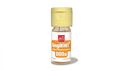 Kerr 13500 Gingiknit+ Non-Impregnated Knitted Retraction Cord, Bottle, 0N, Small, White With Orange Strand #TOP15