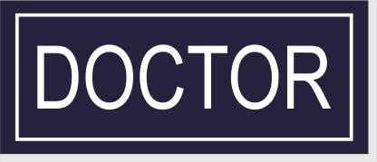 SHIVOID® Doctor Room Door Sticker for Floor, Office, Industry, Public Places, Clinic, Home, Hospital, Scratch Resistant (30x12 cm) (B0DF6NHS9R) Amazon Price History, Amazon Price Tracker