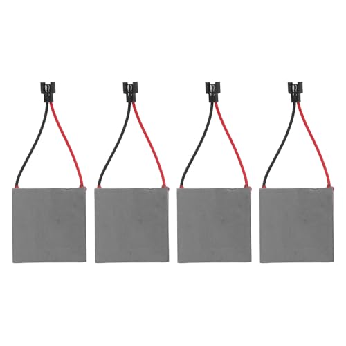 TIKATARER Fireplace Fan Generator Plate, 4Pcs Aluminum Alloy Replacement Part, High Temperature 227, for Fireplace Fan Repair by TIKATARER - Used condition - CA$18.35